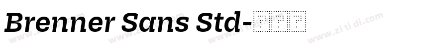 Brenner Sans Std字体转换 Brenner Sans Std字体转换